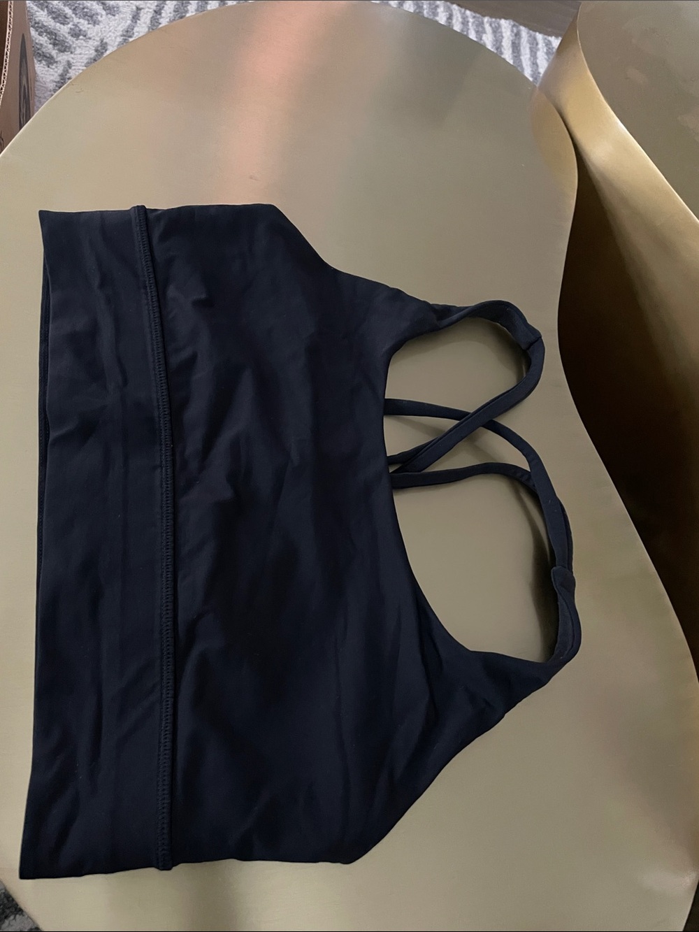 lululemon athletica Black bra Top